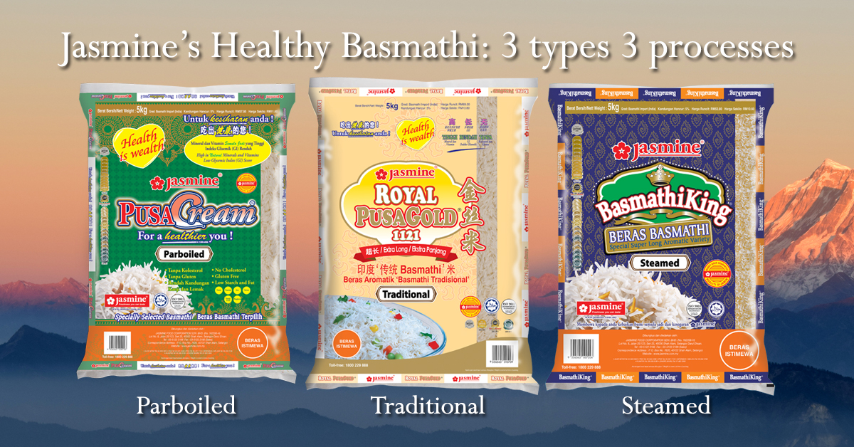 Basmathi Rice Healthier And Tastier Jasmine Food Corporation Sdn Bhd 
